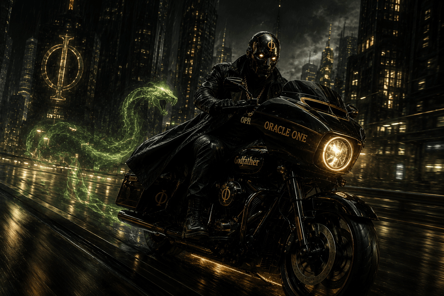 Ophi El riding Oracle One